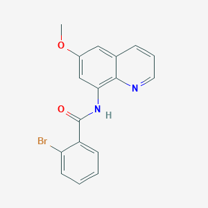 2-bromo-N-(6-methoxy-8-quinolinyl)benzamide
