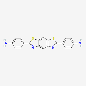 molecular formula C20H14N4S2 B3456353 4,4'-[1,3]thiazolo[4,5-f][1,3]benzothiazole-2,6-diyldianiline 