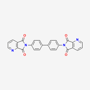 molecular formula C26H14N4O4 B3456381 6,6'-(4,4'-biphenyldiyl)bis(5H-pyrrolo[3,4-b]pyridine-5,7(6H)-dione) 