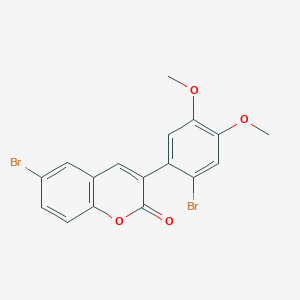 6-bromo-3-(2-bromo-4,5-dimethoxyphenyl)-2H-chromen-2-one