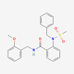 2-[benzyl(methylsulfonyl)amino]-N-(2-methoxybenzyl)benzamide