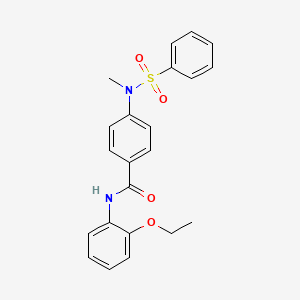 N-(2-ethoxyphenyl)-4-[methyl(phenylsulfonyl)amino]benzamide
