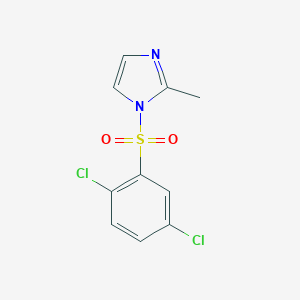 molecular formula C10H8Cl2N2O2S B345679 1-(2,5-Dichlorophenyl)sulfonyl-2-methylimidazole CAS No. 112062-85-8