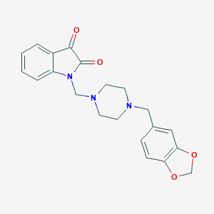 1-{[4-(1,3-benzodioxol-5-ylmethyl)piperazin-1-yl]methyl}-1H-indole-2,3-dione