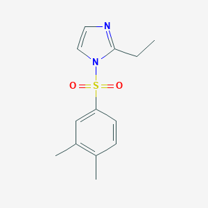 molecular formula C13H16N2O2S B345681 1-(3,4-Dimethylbenzenesulfonyl)-2-ethyl-1H-imidazole CAS No. 499981-09-8