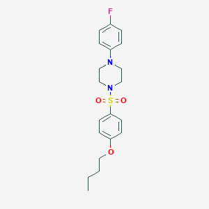 1-(4-Butoxyphenyl)sulfonyl-4-(4-fluorophenyl)piperazine