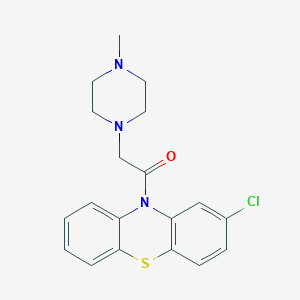 1-(2-Chloro-phenothiazin-10-yl)-2-(4-methyl-piperazin-1-yl)-ethanone