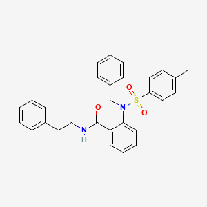 2-{benzyl[(4-methylphenyl)sulfonyl]amino}-N-(2-phenylethyl)benzamide