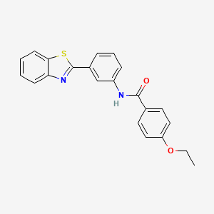 N-[3-(1,3-benzothiazol-2-yl)phenyl]-4-ethoxybenzamide