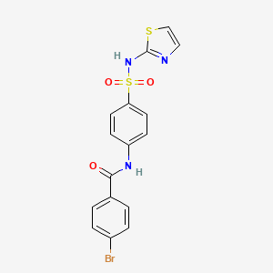 4-bromo-N-{4-[(1,3-thiazol-2-ylamino)sulfonyl]phenyl}benzamide