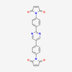 1,1'-(2,5-pyrimidinediyldi-4,1-phenylene)bis(1H-pyrrole-2,5-dione)