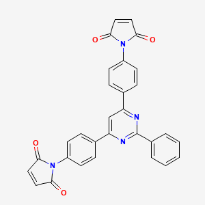 1,1'-[(2-phenyl-4,6-pyrimidinediyl)di-4,1-phenylene]bis(1H-pyrrole-2,5-dione)