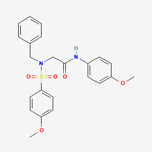 N~2~-benzyl-N~1~-(4-methoxyphenyl)-N~2~-[(4-methoxyphenyl)sulfonyl]glycinamide