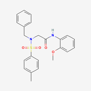 N~2~-benzyl-N~1~-(2-methoxyphenyl)-N~2~-[(4-methylphenyl)sulfonyl]glycinamide