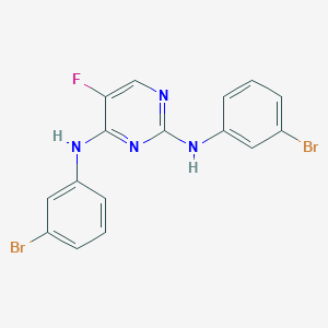 N,N'-bis(3-bromophenyl)-5-fluoro-2,4-pyrimidinediamine