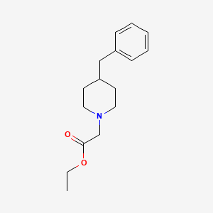 molecular formula C16H23NO2 B3457390 ethyl (4-benzyl-1-piperidinyl)acetate 