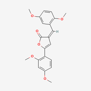 3-(2,5-dimethoxybenzylidene)-5-(2,4-dimethoxyphenyl)-2(3H)-furanone