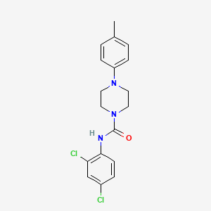 molecular formula C18H19Cl2N3O B3457481 N-(2,4-dichlorophenyl)-4-(4-methylphenyl)-1-piperazinecarboxamide 