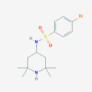 4-bromo-N-(2,2,6,6-tetramethylpiperidin-4-yl)benzenesulfonamide