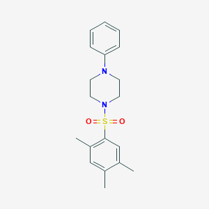 1-Phenyl-4-(2,4,5-trimethylphenyl)sulfonylpiperazine