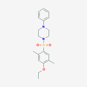 1-(4-Ethoxy-2,5-dimethylphenyl)sulfonyl-4-phenylpiperazine