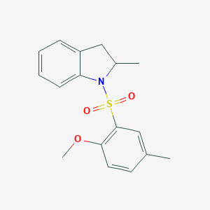 1-[(2-Methoxy-5-methylphenyl)sulfonyl]-2-methylindoline