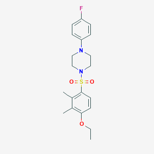 1-(4-Ethoxy-2,3-dimethylbenzenesulfonyl)-4-(4-fluorophenyl)piperazine