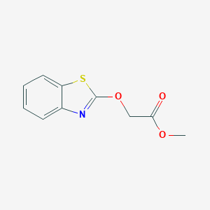 molecular formula C10H9NO3S B034584 Methyl (1,3-benzothiazol-2-yloxy)acetate CAS No. 111035-10-0