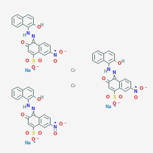 molecular formula C60H36Cr2N9Na3O21S3 B034585 酸性黑52 CAS No. 5610-64-0