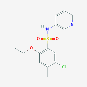 5-chloro-2-ethoxy-4-methyl-N-pyridin-3-ylbenzenesulfonamide
