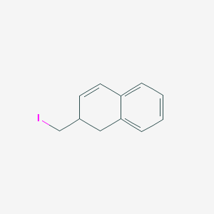 molecular formula C11H11I B034589 1,2-Dihydro-2-(iodomethyl)-naphthalene CAS No. 105812-53-1