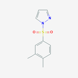 molecular formula C11H12N2O2S B345890 1-(3,4-Dimethylphenyl)sulfonylpyrazole CAS No. 899233-14-8