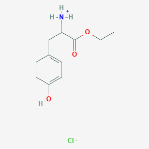 molecular formula C11H16ClNO3 B3459200 ethyl 2-amino-3-(4-hydroxyphenyl)propanoate hydrochloride 