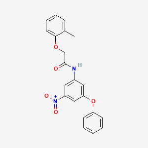 2-(2-methylphenoxy)-N-(3-nitro-5-phenoxyphenyl)acetamide