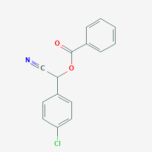 B034599 [(4-Chlorophenyl)-cyanomethyl] benzoate CAS No. 19788-56-8