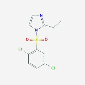 molecular formula C11H10Cl2N2O2S B346039 1-[(2,5-dichlorophenyl)sulfonyl]-2-ethyl-1H-imidazole CAS No. 898645-02-8
