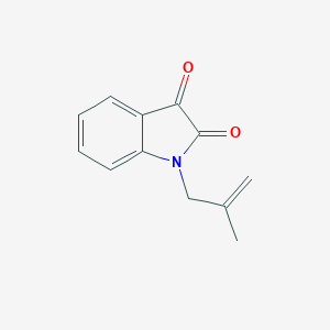 molecular formula C12H11NO2 B346059 1-(2-Methylprop-2-enyl)indole-2,3-dione CAS No. 122834-39-3