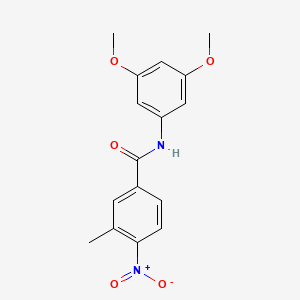 N-(3,5-dimethoxyphenyl)-3-methyl-4-nitrobenzamide