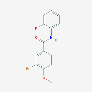 3-bromo-N-(2-fluorophenyl)-4-methoxybenzamide