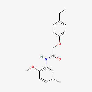 2-(4-ethylphenoxy)-N-(2-methoxy-5-methylphenyl)acetamide