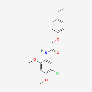 N-(5-chloro-2,4-dimethoxyphenyl)-2-(4-ethylphenoxy)acetamide