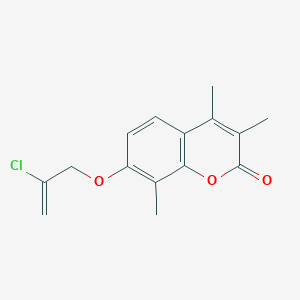 7-[(2-chloro-2-propen-1-yl)oxy]-3,4,8-trimethyl-2H-chromen-2-one