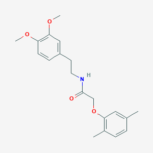 N-[2-(3,4-dimethoxyphenyl)ethyl]-2-(2,5-dimethylphenoxy)acetamide