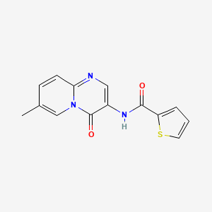 N-(7-methyl-4-oxopyrido[1,2-a]pyrimidin-3-yl)thiophene-2-carboxamide