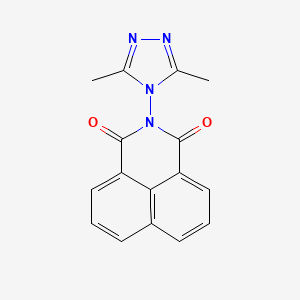 molecular formula C16H12N4O2 B3461143 2-(3,5-dimethyl-4H-1,2,4-triazol-4-yl)-1H-benzo[de]isoquinoline-1,3(2H)-dione 