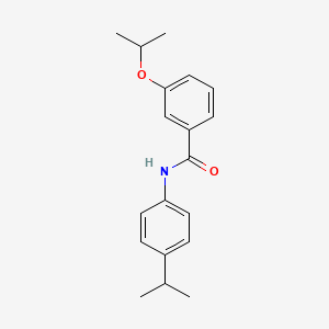 molecular formula C19H23NO2 B3461172 3-isopropoxy-N-(4-isopropylphenyl)benzamide 