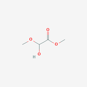 molecular formula C4H8O4 B034612 2-羟基-2-甲氧基乙酸甲酯 CAS No. 19757-97-2