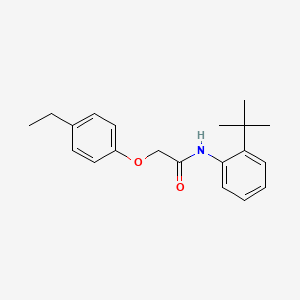 N-(2-tert-butylphenyl)-2-(4-ethylphenoxy)acetamide