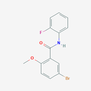 5-bromo-N-(2-fluorophenyl)-2-methoxybenzamide