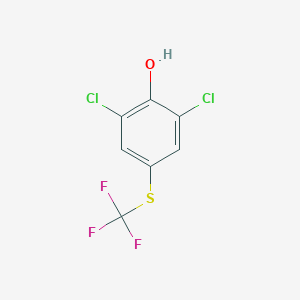 molecular formula C7H3Cl2F3OS B034613 2,6-二氯-4-(三氟甲硫基)苯酚 CAS No. 102794-04-7
